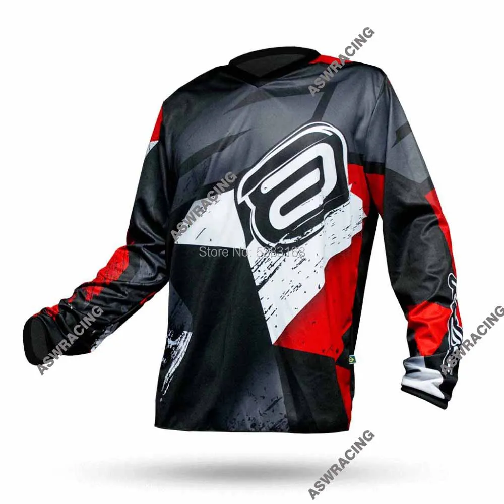Майка для мотокросса Moto mx, летняя футболка для горного велосипеда dh, футболка XC BMX MTB, одежда - Цвет: Серебристый