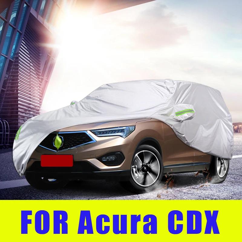 Waterproof Full Car Covers Outdoor Sunshade Dustproof Snow For Acura CDX Accessories