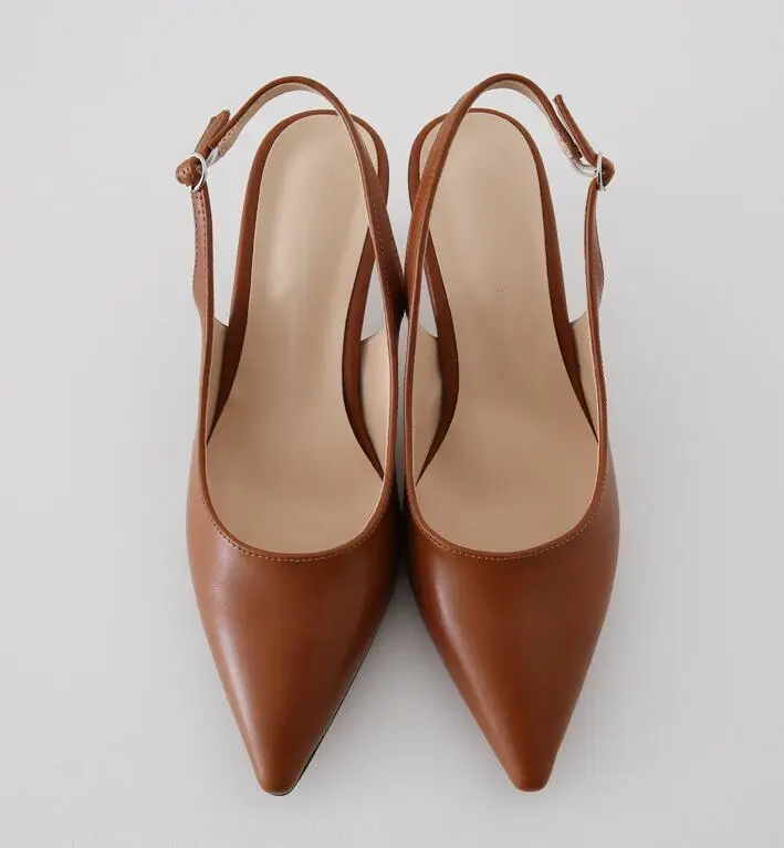 brown 8cm Туфли-лодочки ZHENZHOU Осенняя популярная женская обувь 6 см/8 см/10 см Новая Осенняя обувь на высоком каблуке-шпильке с острым носком в Корейском стиле - Цвет: brown 8cm