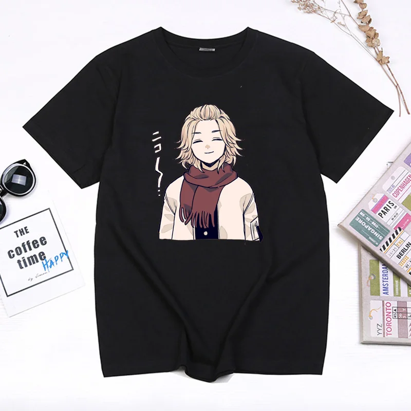 

2021 Лидер продаж; Обувь с рисунками из японского Аниме Tokyo Мстители футболка для мужчин Kawaii манга графическое футболки для девочек повседнев...