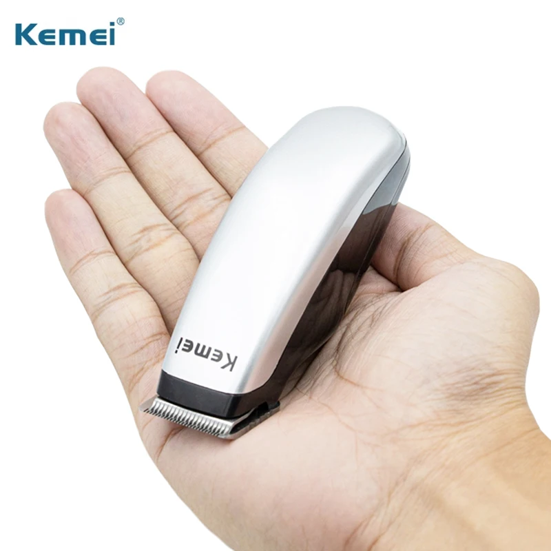 

Kemei Mini Clipper Shaver Portable Mini Electric Beard Trimmer Hair Cutting Machine Men Razor with 3 Combs Beard Barber Razor