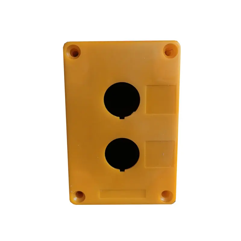 Кнопочный переключатель 2 отверстия желтая кнопка управления bx4 22mm Кнопка