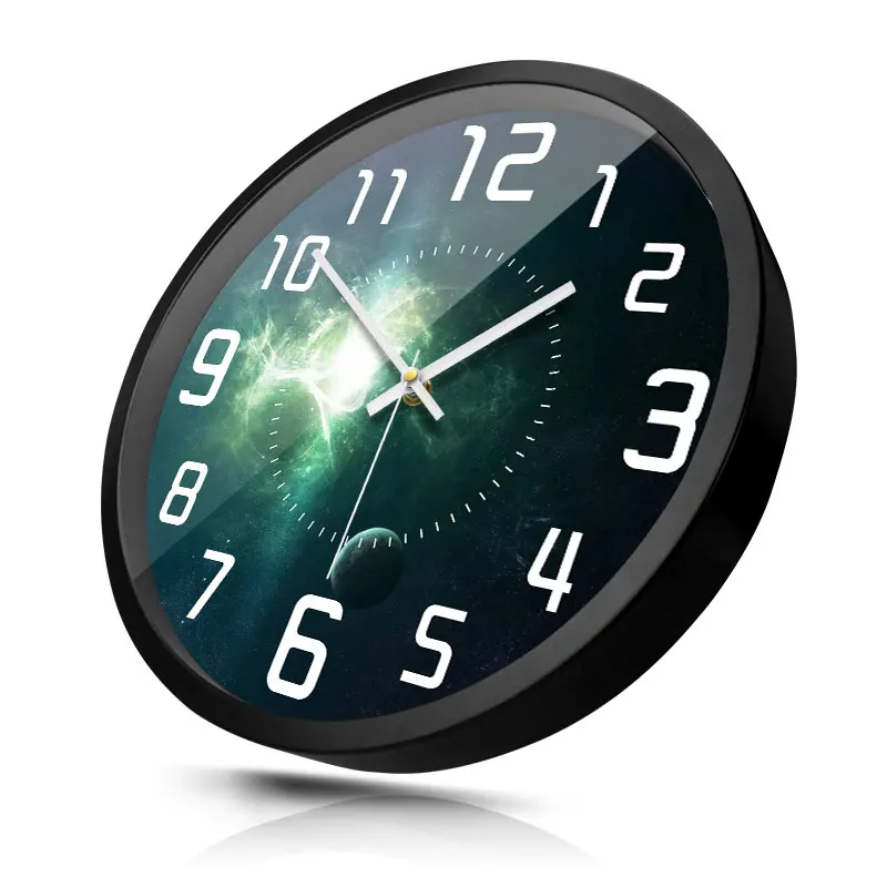 

Creative Mute Wall Clock Mechanism Bathroom Wall Clock Silent Living Room Reloj Pared Home Decor Modern Design DD60WC