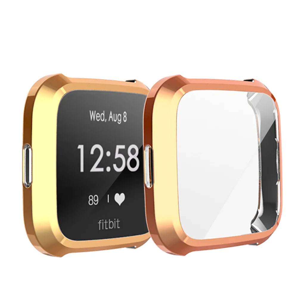 Чехол для часов Fitbit Versa Lite/Versa 2, Мягкий защитный чехол для экрана Versa2, легкий ТПУ бампер, тонкий Чехол, аксессуары