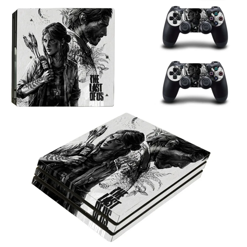 Последний из нас часть 2 наклейка PS4 Pro Кожа Наклейка для sony playstation 4 консоль и контроллеры PS4 Pro Кожа Наклейка s винил - Цвет: Темно-синий