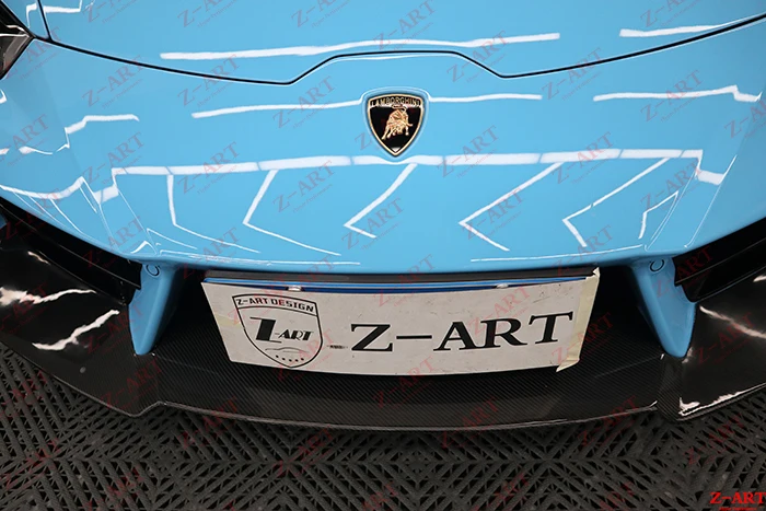 Z-ART углерода передняя губа для Lamborghini Huracan LP580 углеродное волокно спереди