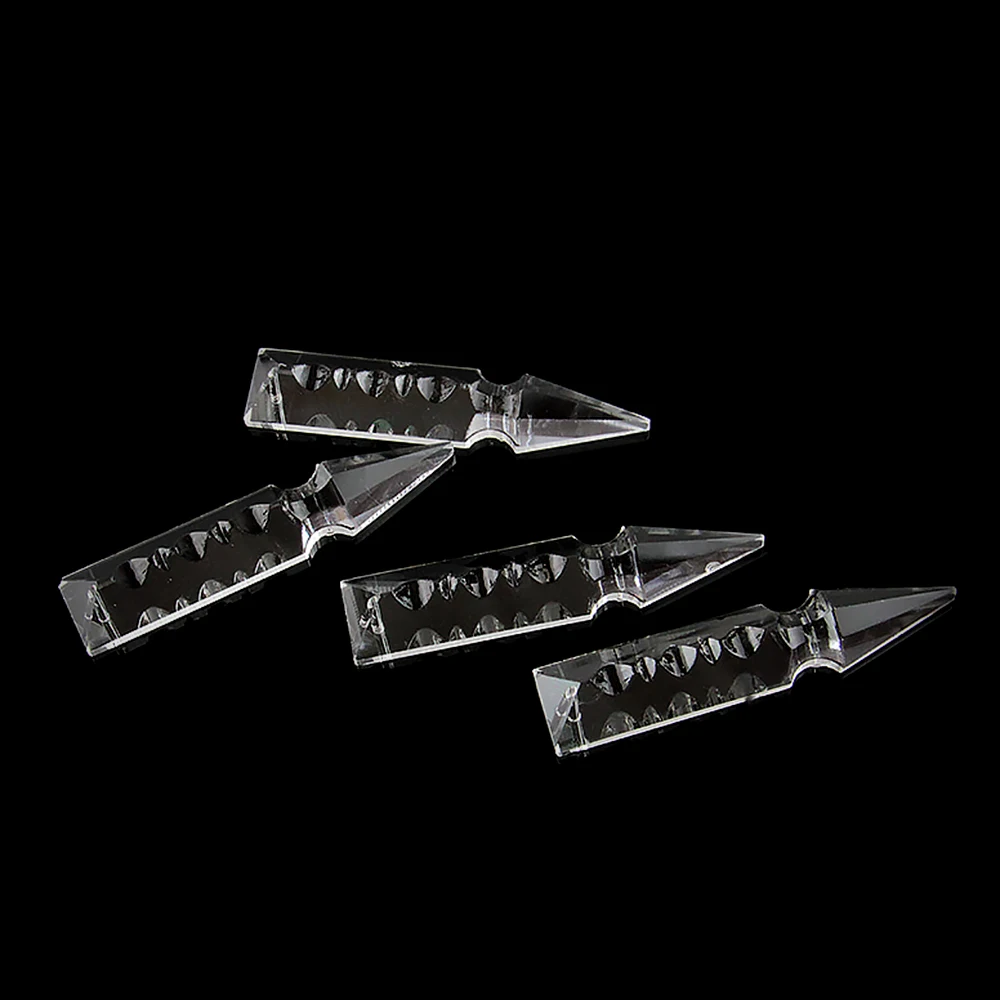 63mm/76mm/100mm Clear Rocket Head Crystal Glass Prism Pendants Lamp Decoration | Лампы и освещение