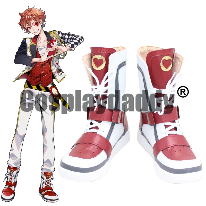 

Twisted Wonderland Villains Academy Adventure Game Rose Kingdom Heartslabyul Ace Trappola Cosplay Shoes X002