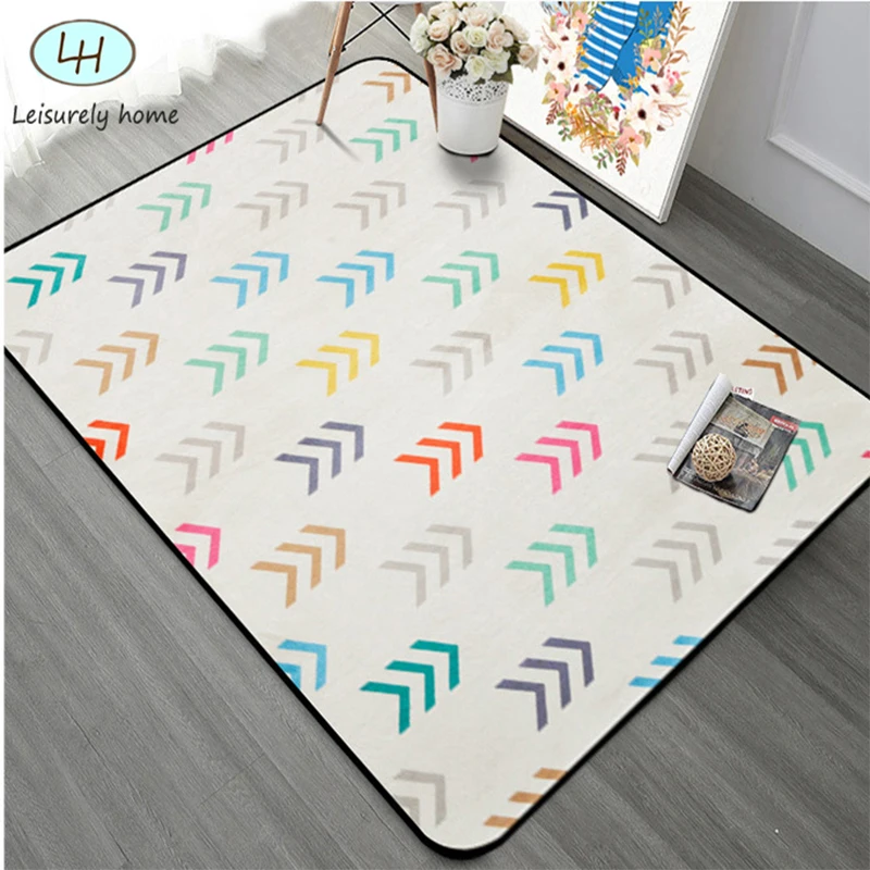 Стрелы стиль коралловый бархат малыш играть ребенок ползать Гостиная Спальня