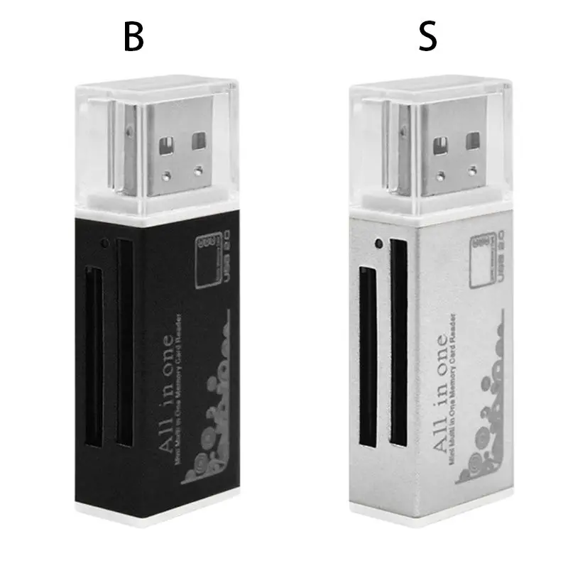 Алюминиевый Портативный USB кардридер 4 в 1 для карт Micro SD/TF|Видеорегистраторы| |
