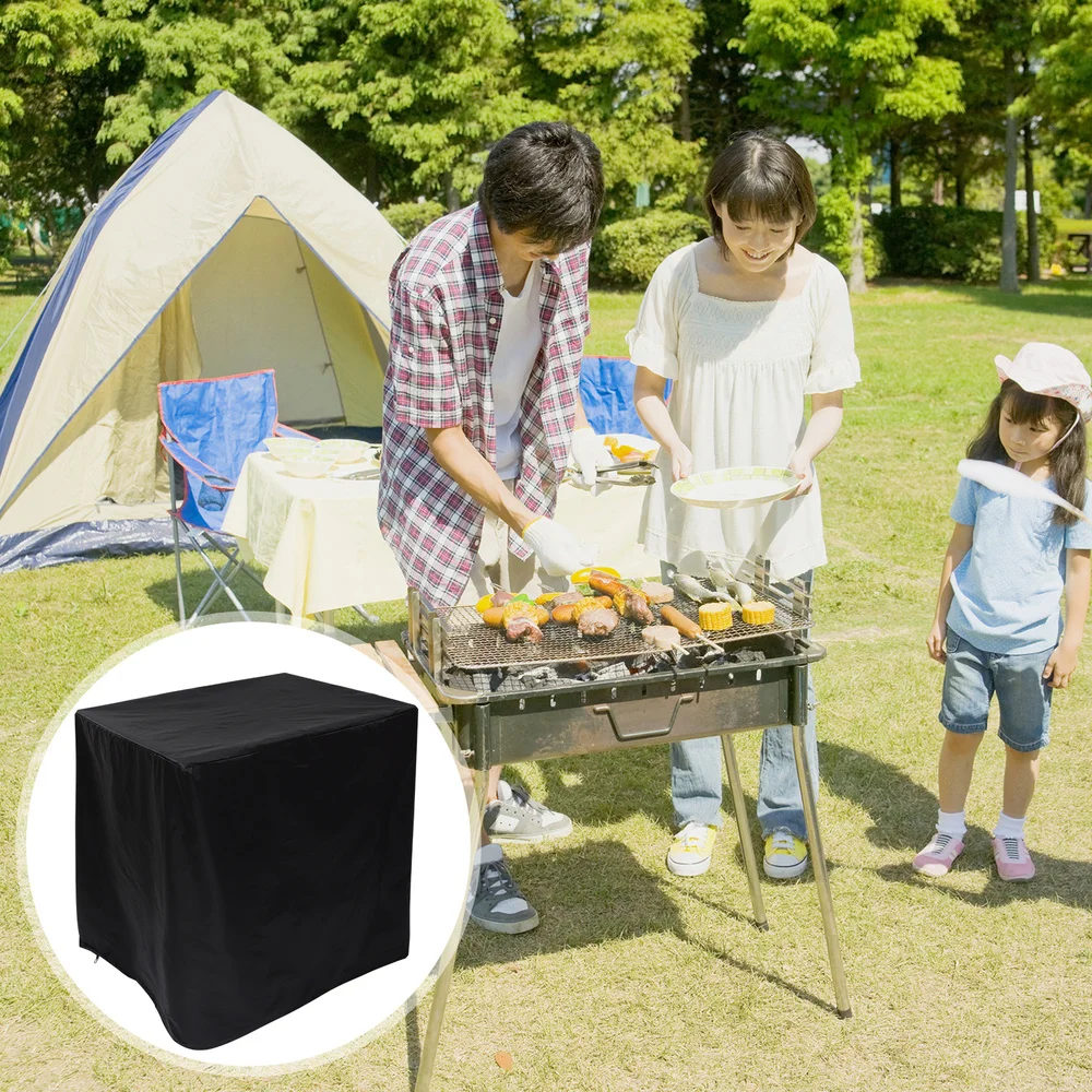 

Waterproof Furniture Cover Furniture Protector Grill Cover (Black)