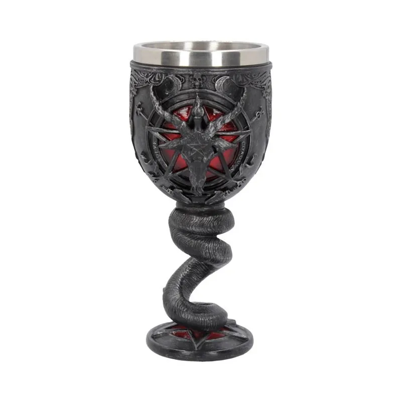 Кружка для пива Baphomet с черепом из нержавеющей стали полимерные чашки и кружки