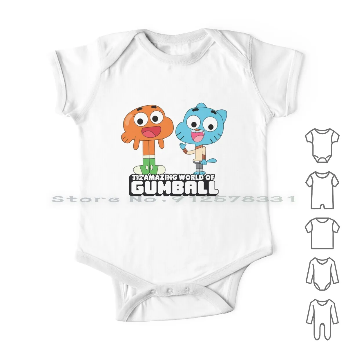 

Gumball And Darwin приветствовать фанатов Одежда для новорожденных малышей Комбинезоны хлопковые комбинезоны Николь Ричард Анаис мультфильм Фан а...