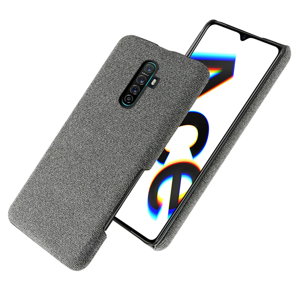 Для Oppo Reno Ace чехол на заднюю панель Ультратонкий Жесткий ПК Тканый дизайн защита