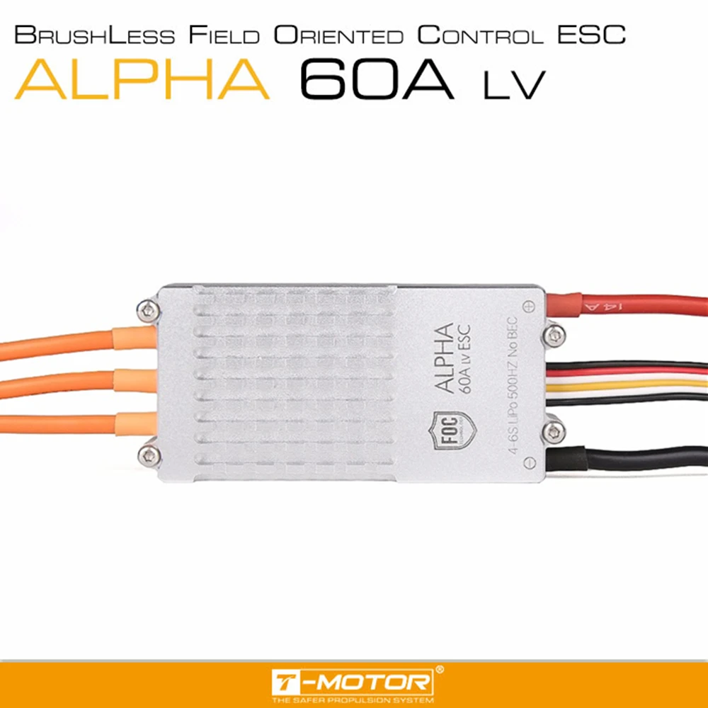 Оригинальный tмотор ALPHA 60ALV 4 ~ 6S LiPo 500 Гц без BEC FOC ESC специально для мультироторного