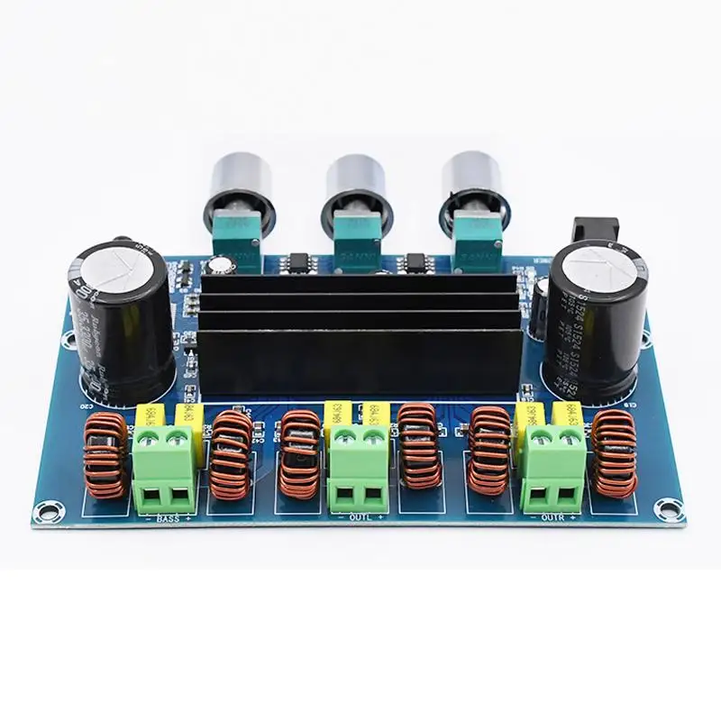 Цифровой усилитель мощности Bluetooth 5 0 TPA3116D2 плата 2 1 канала 2*50 Вт + 100 стерео аудио