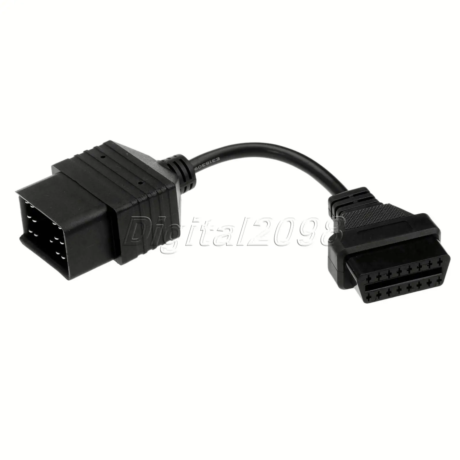 Yetaha 17 Pin штырь к 16 OBD2 гнездовой адаптер Соединительный кабель для Toyota свинцовый