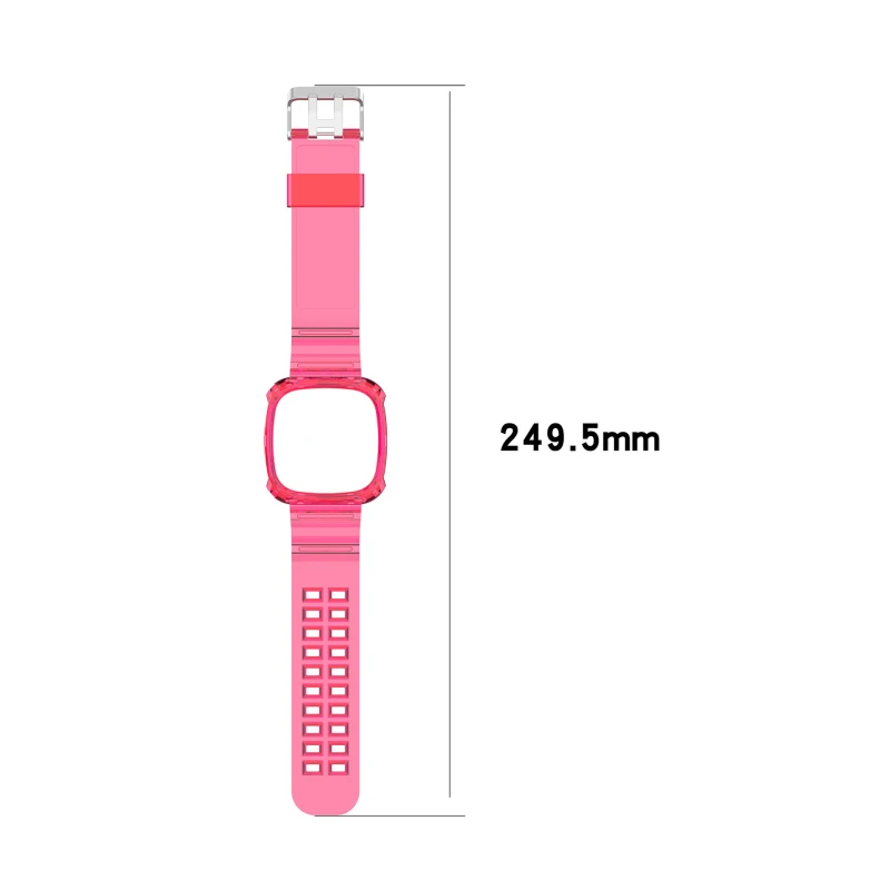 smart watch strap for fitbit versa3 wearable device accessories smart watch case transparent protective tpu watchband case free global shipping