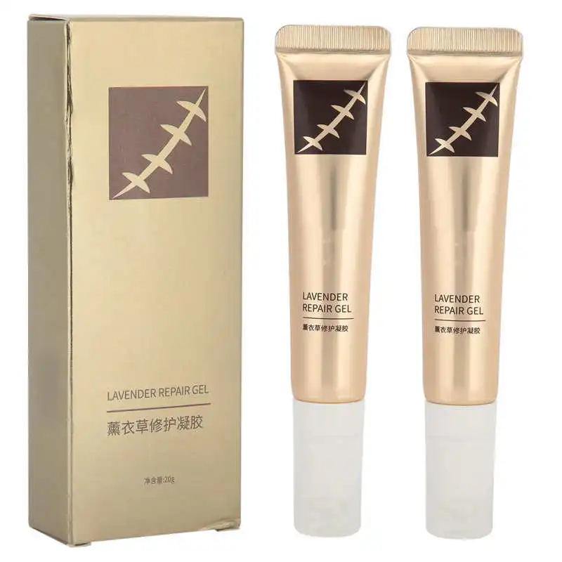 Крем для ухода за кожей 2 шт. гель удаления шрамов лаванды следов от акне растяжек