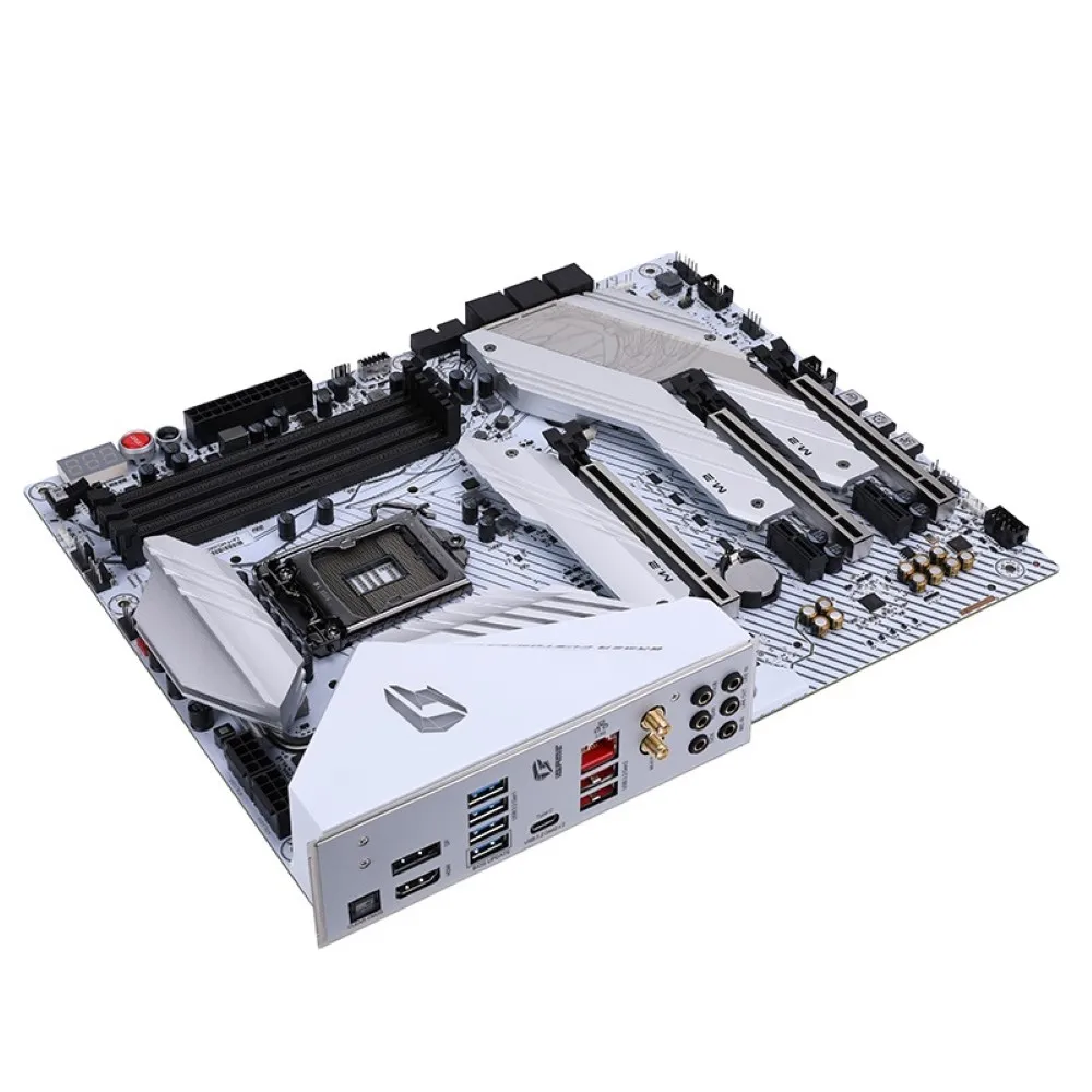 

Motherboard IGame Z590 Vulcan W V20 M.2 SATA NVME SSD 128GB RGB Overclocking Gaming Motherboard For11600K/11700K/11900K