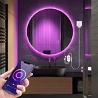 Светодиодная неоновая лента Tuya Smart Life с Wi-Fi, вывеска с поддержкой Bluetooth и управлением через приложение, RGB подсветка для макияжа и туалетного столика, декоративный светильник для работы с Alexa Google Home
