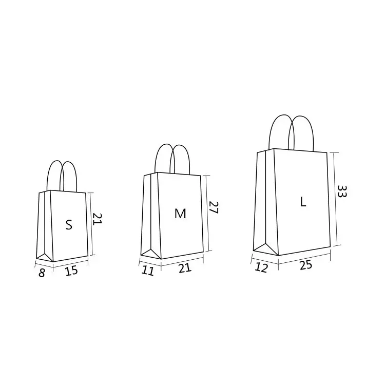 10 шт./лот подарочные пакеты с ручками многофункциональные белые бумажные 3