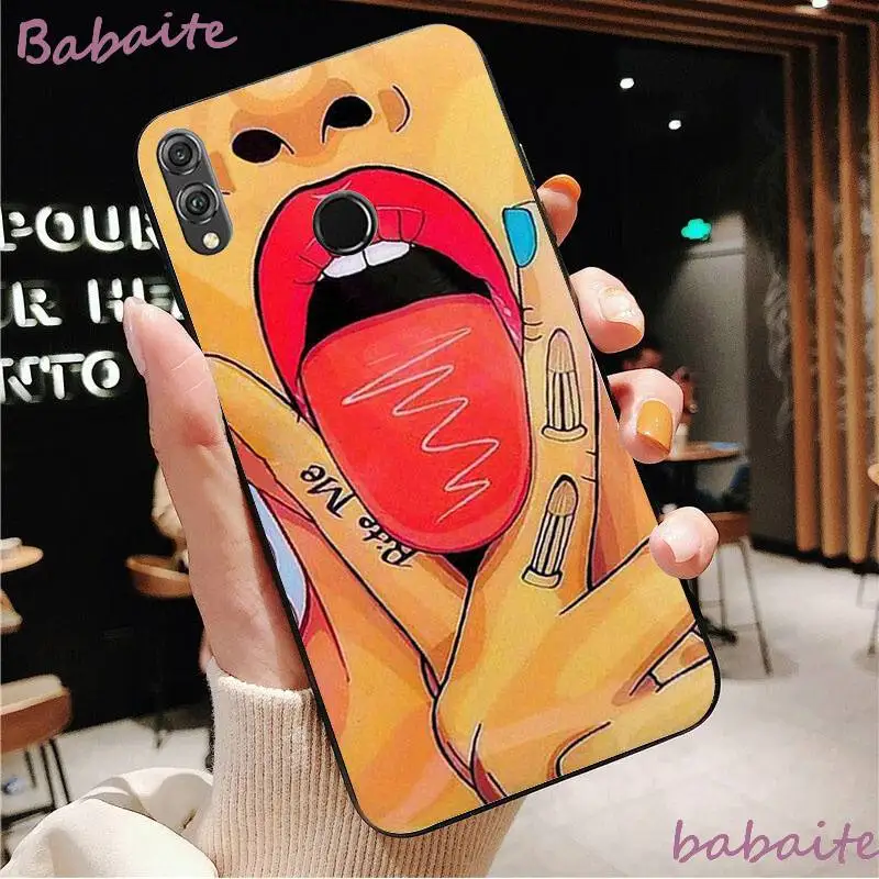 Мягкий силиконовый чехол для телефона Babaite из ТПУ с изображением сексуальной