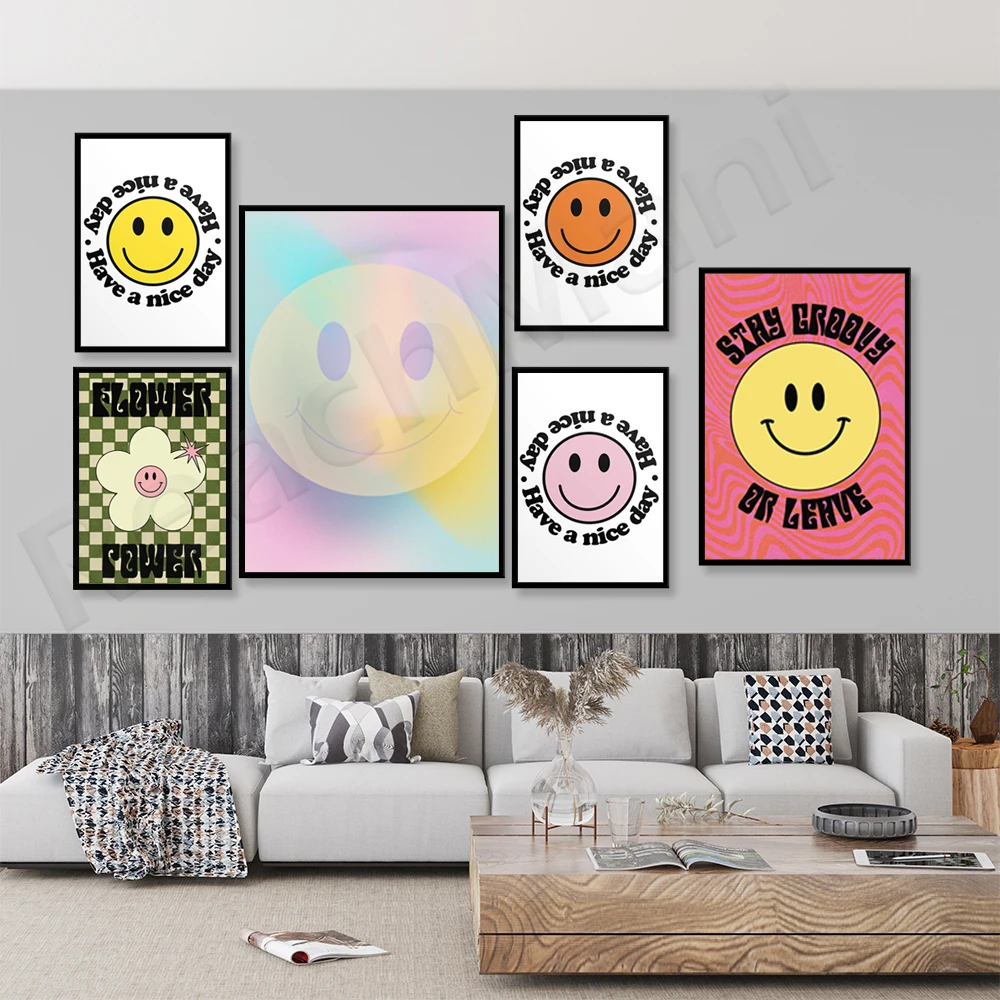 

Flower Power Print- Keep the fashion retro psychedelic print, 70s inspired art resonance, checkerboard print, bright color print