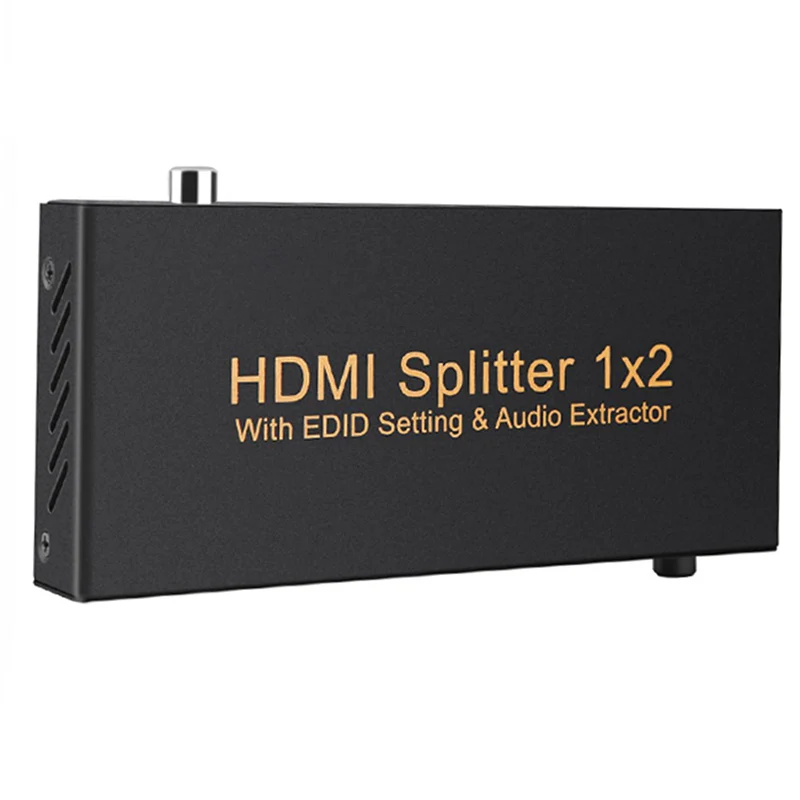 4K HDMI аудио экстрактор сплиттер 2 порта 1 в выход с настройкой EDID & ARC Аудио