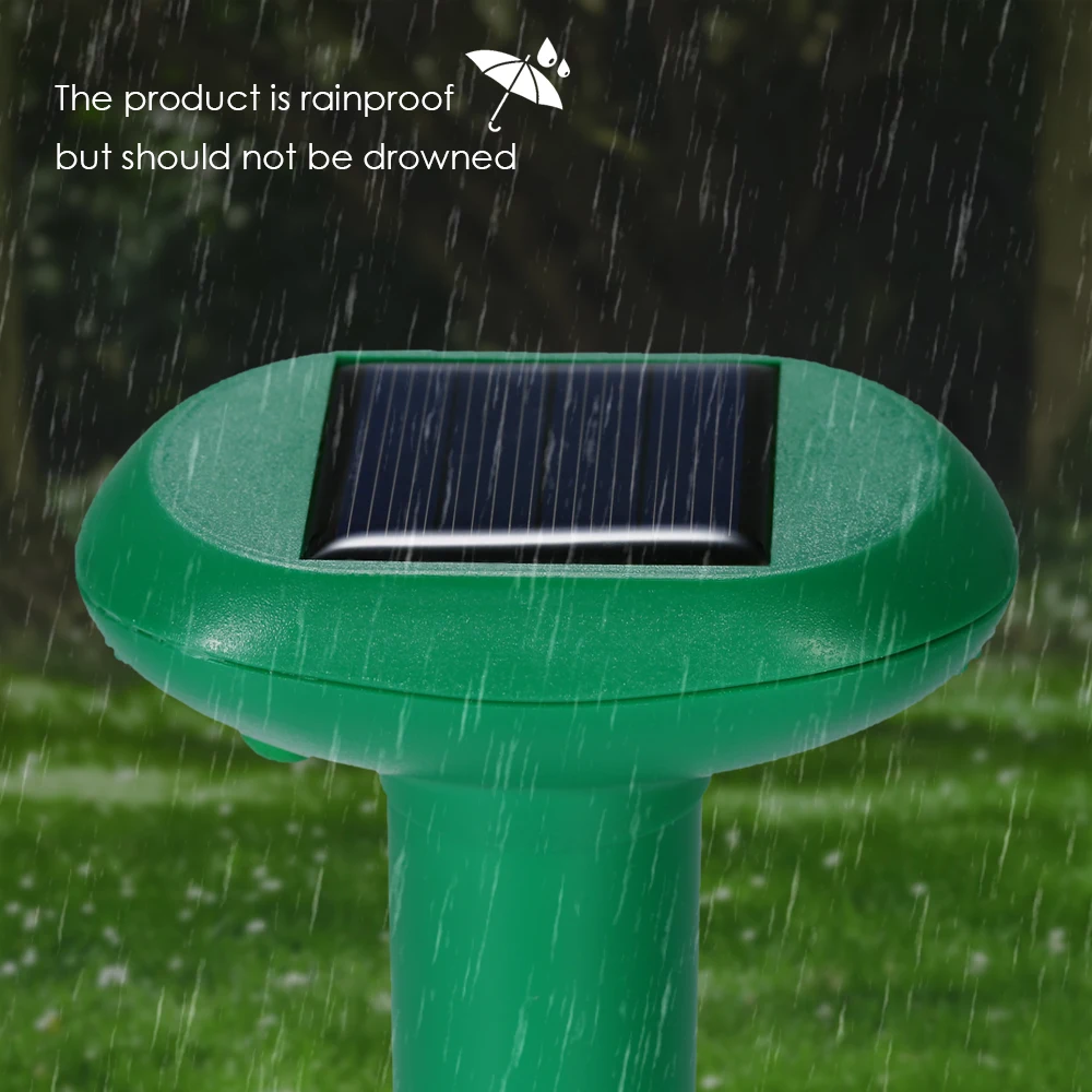 Ультразвуковой отпугиватель мышей на солнечных батареях ультразвуковой змей