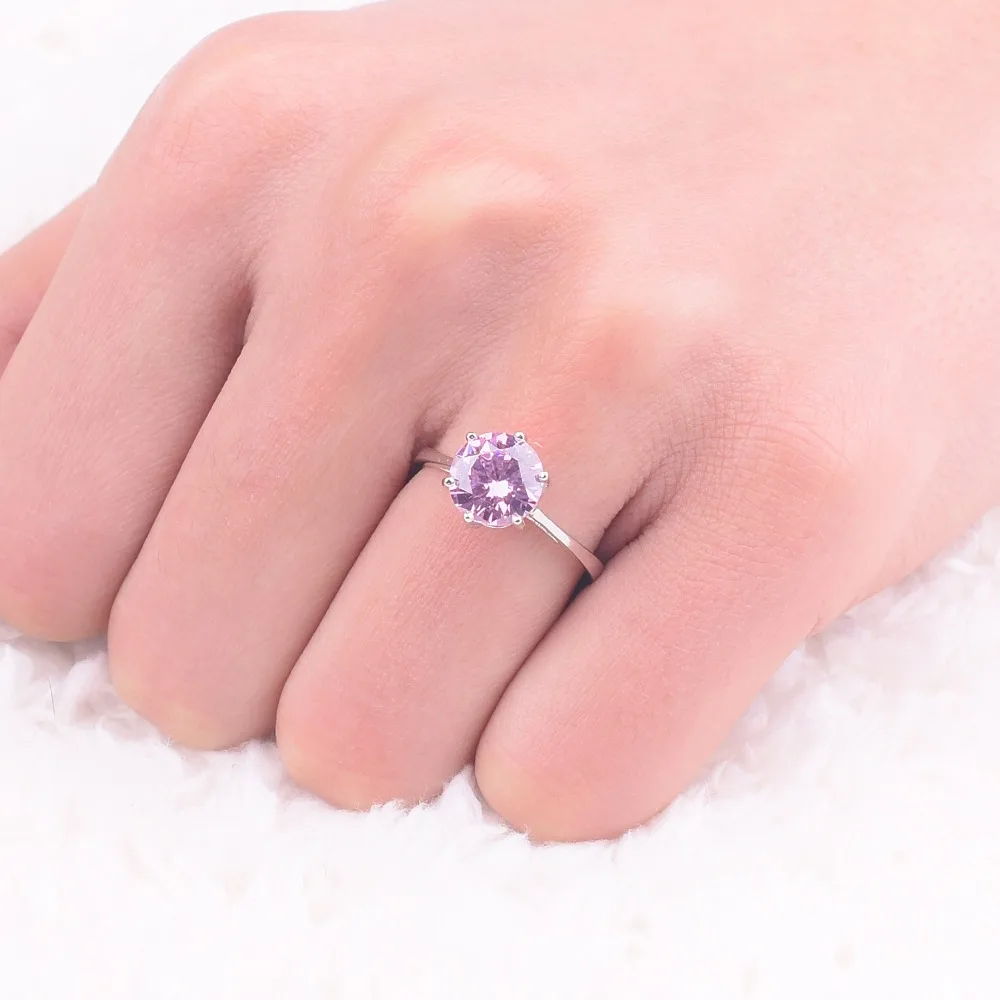 Лидер продаж Брендовое кольцо из стерлингового серебра 925 пробы классическое с