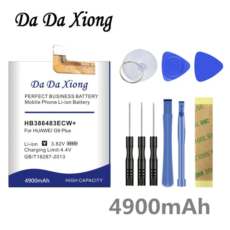 Аккумулятор Da Xiong 4900 мА/ч HB386483ECW + аккумулятор для Huawei Честь 6X Maimang 5 G9 плюс MLA AL00 AL10