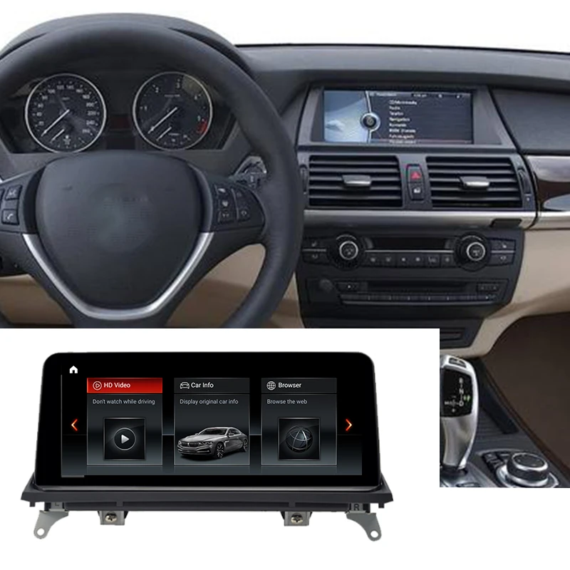 

Car Multimedia GPS Audio Radio For BMW X5 X6 E70 E71 2011 2012 2013 For CIC CarPlay TPMS Android Navigation