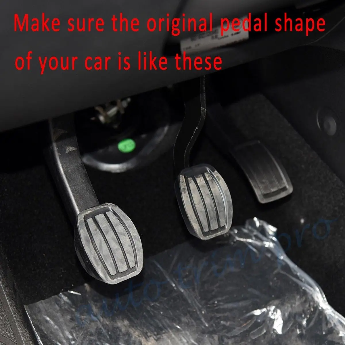 Противоскользящая накладка MT крышка педали сцепления газа акселератора