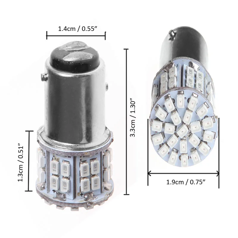 1 шт. 1157 BAY15D 50 SMD 1206 светодиодсветодиодный Автомобильная задняя лампа стоп сигнал