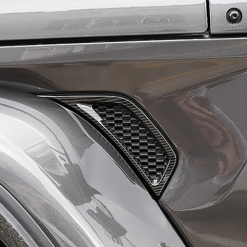 

Car Wheel Eyebrow Side Air Vent Outlet Cover Sticker Trim For Jeep Wrangler JL JLU Gladiator JT 2018-2021Car Styling Accessories