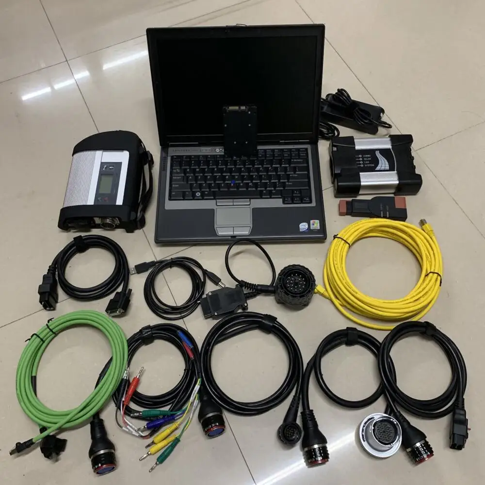 2021 супер 2 в 1 диагностический инструмент Mb Star c4 для Bmw Icom Next ТБ Ssd ноутбуке d630 с