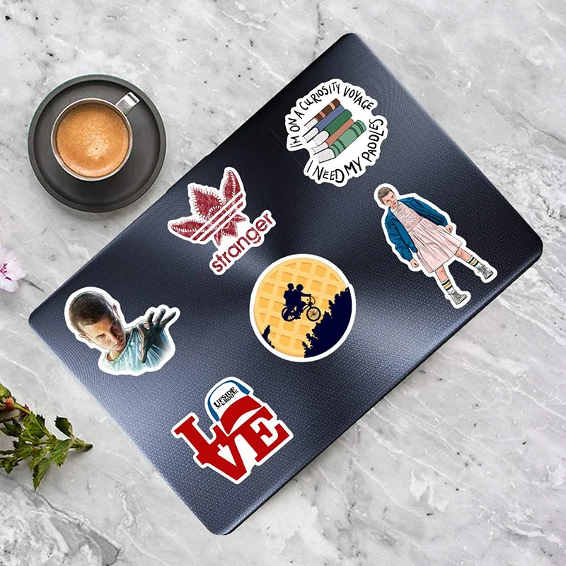 50 шт в наборе очень странные дела Стикеры дома Украшения спальню стены бутылка