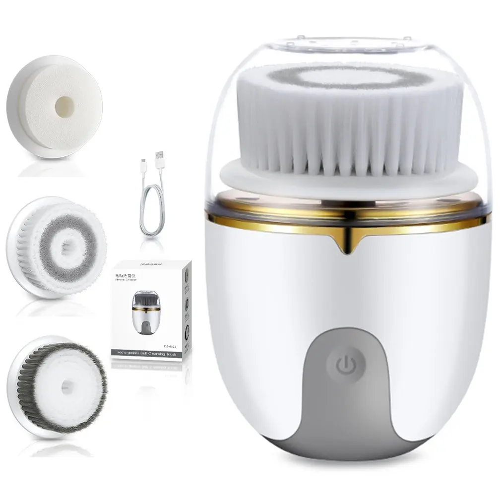 

Replaceable Head Soft Brush Cleansing Instrument Multi-function Electric Rotating Suitable For Deep Pore Cleansing