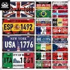 Putuo Декор Кантри Металлический Знак лицензии табличка металлическая винтажная жестяная вывеска декор для мужчин пещера Бар Паб Клубное украшение