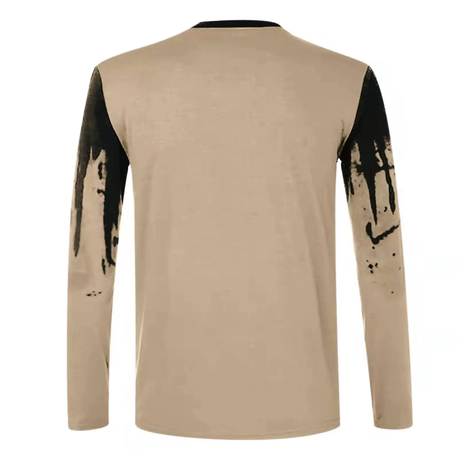 Новинка 2022 Мужская футболка с камуфляжным принтом удобный пуловер длинным