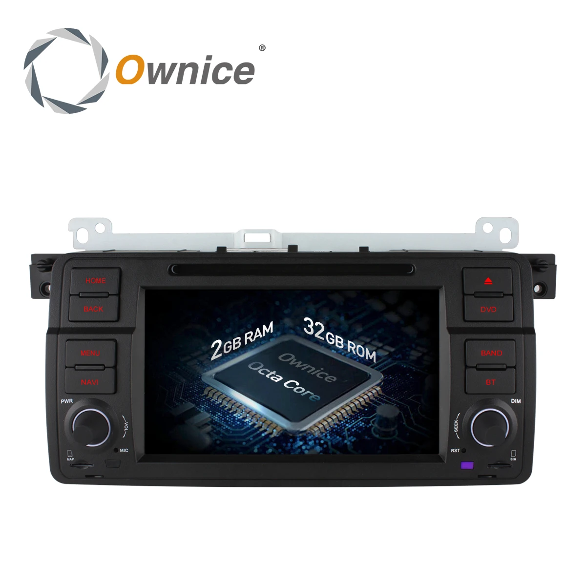 Ownice C500 Android 6 0 Восьмиядерный 2 Гб ОЗУ 32 ПЗУ автомобильный DVD плеер для BMW E46 M3 MG ZT Rover 75