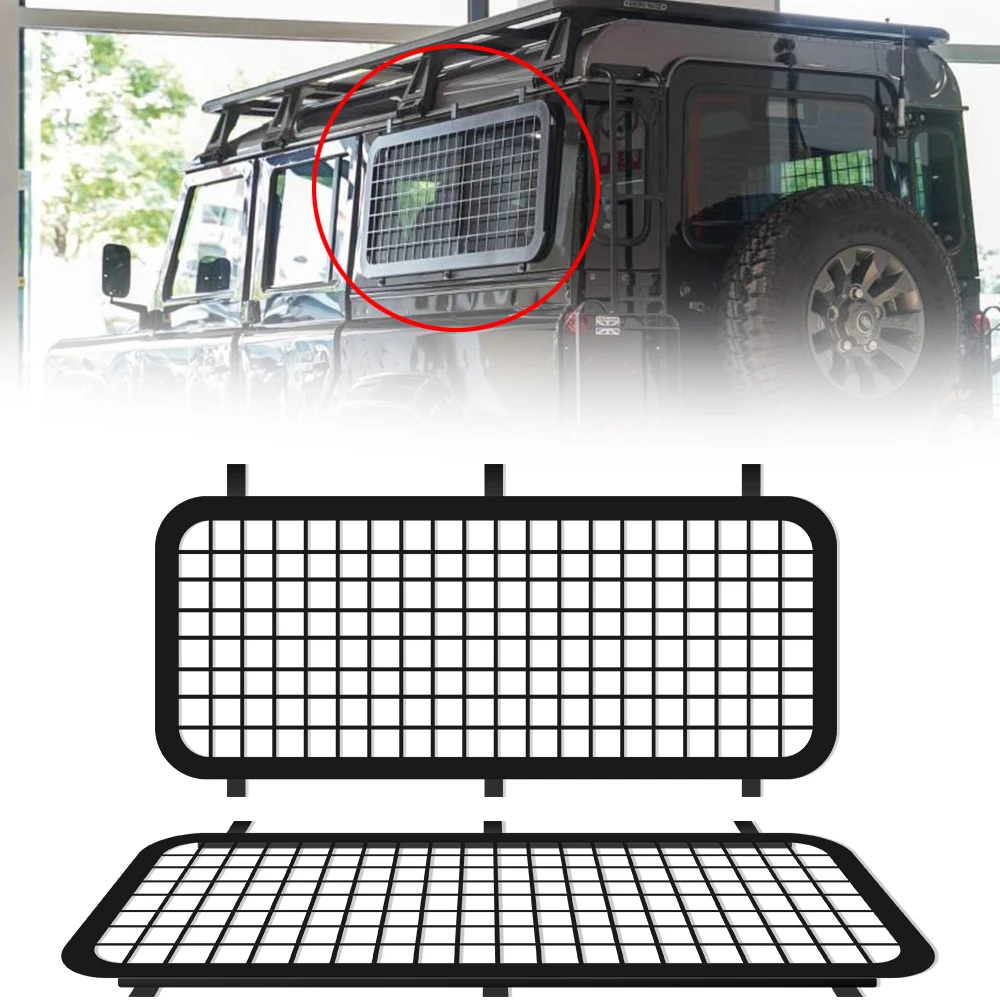 

Подходит для Land Rover Defender 90/110 внедорожника Внешняя защита автомобиля оконные решетки стальные боковые ограждения