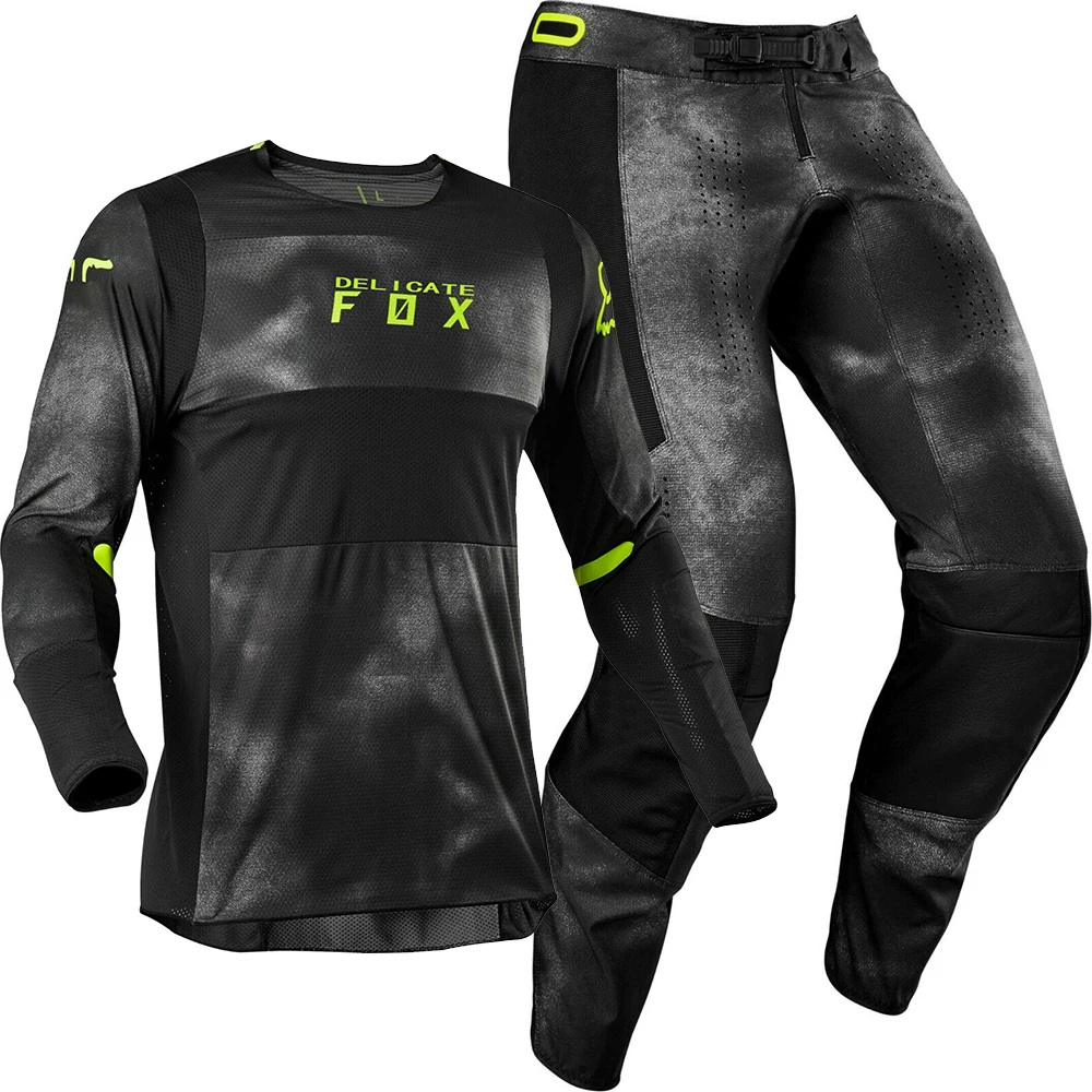 Naughty Fox MX/ATV Racing 360 Haiz Jersey& Pant Combo черный UTV ATV MX Кроссовый мотоцикл комплект передач