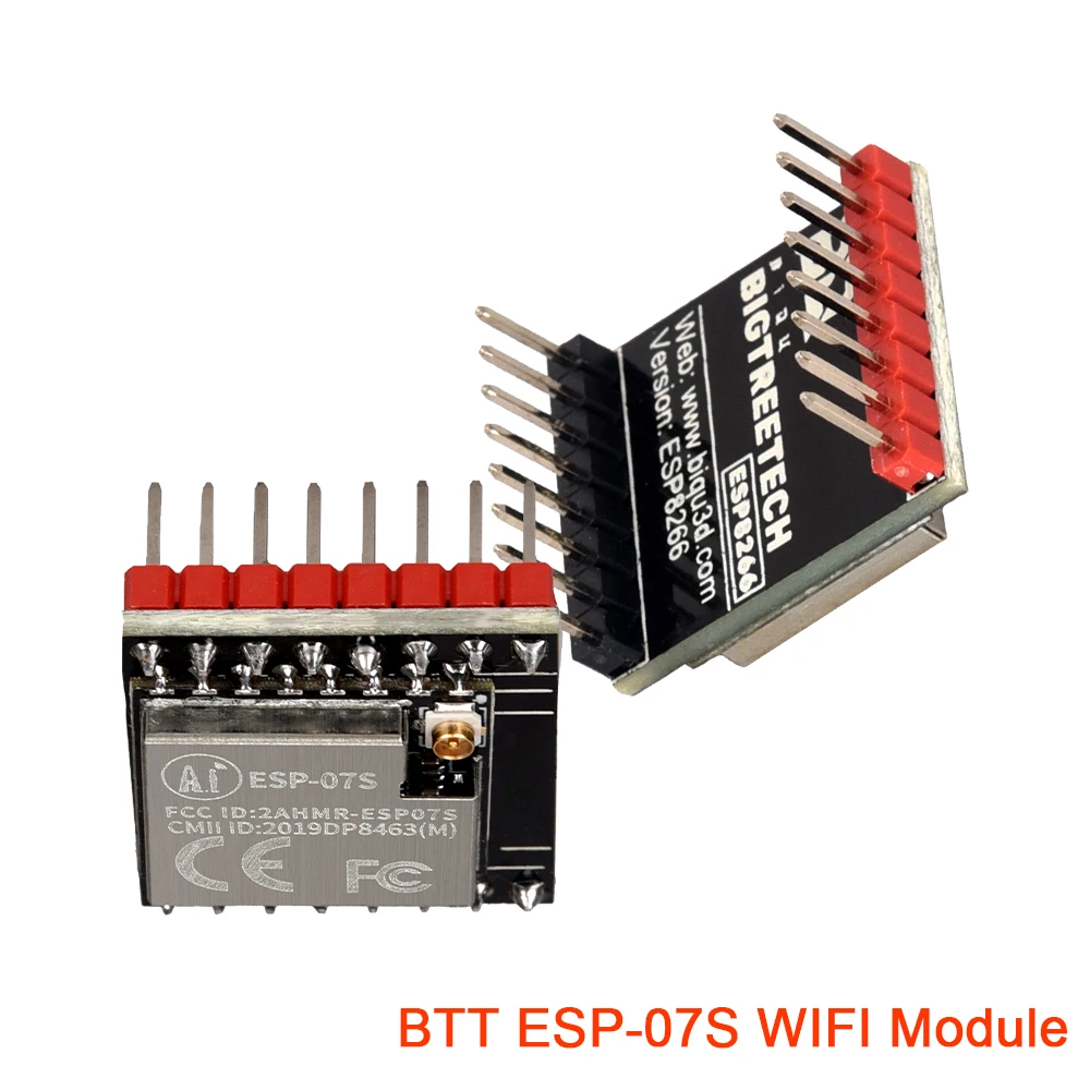 

BIGTREETECH BTT ESP-07S WIFI Module ESP8266 Wireless Model For Octopus SKR 2 32bit Control Board 3D Printer Parts Driver