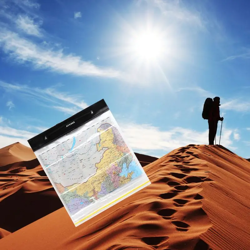 Открытый Кемпинг Туризм Портативный карта Чехлы Для Хранения Чехол прозрачный