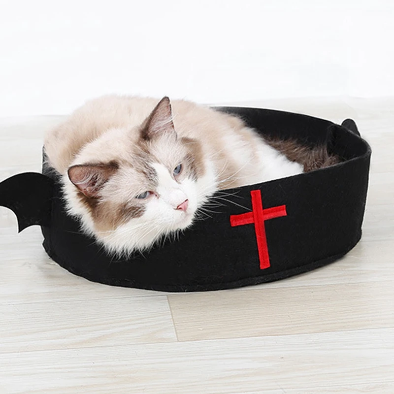 Хэллоуин летучая мышь стиль кошка гнездо Рождество старый человек пояс кровать