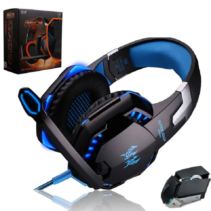 Игровая гарнитура VIRWIR G2000 G4000 3 5 мм игровые наушники HiFi стереонаушники с