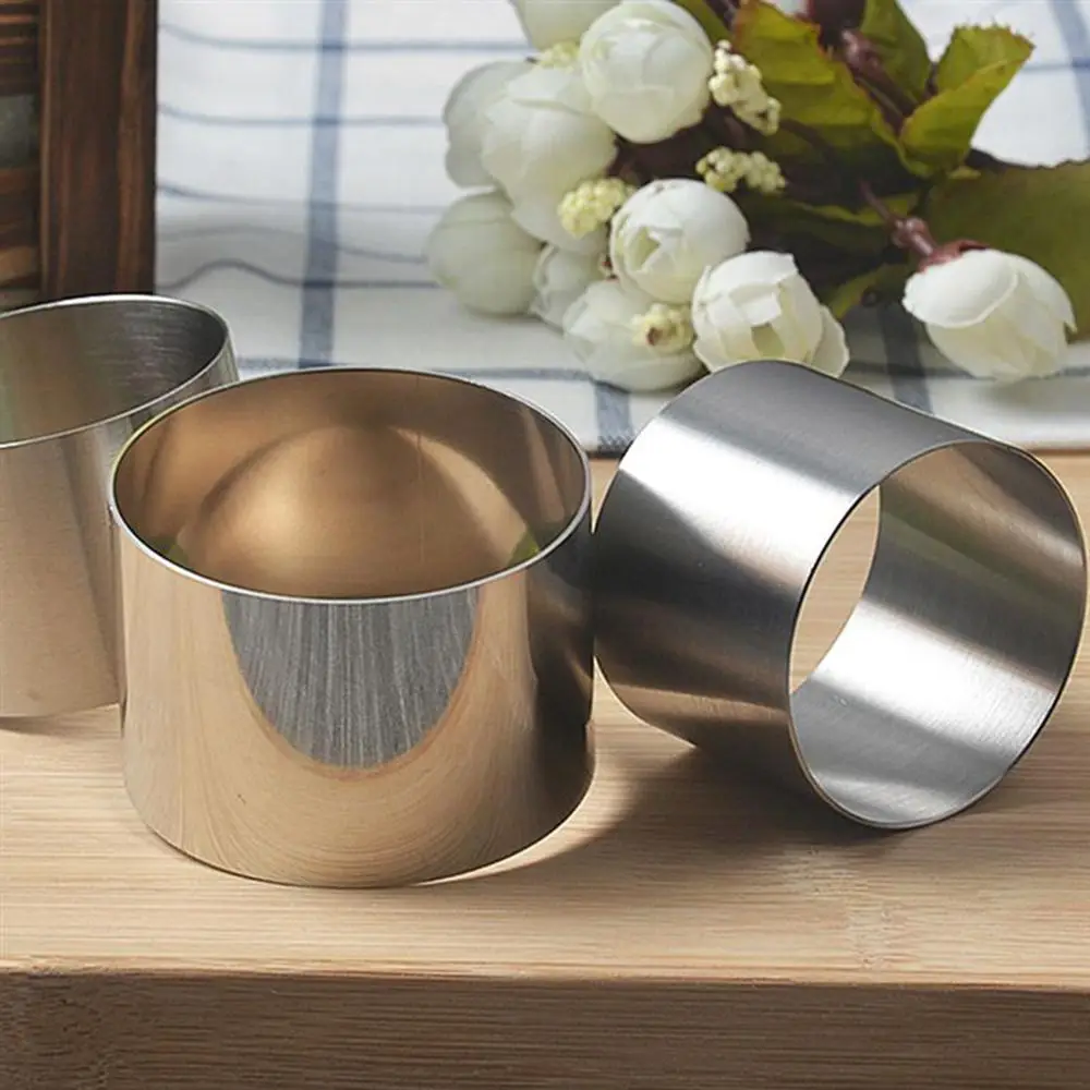 Многофункциональная круглая губка для Мусса из нержавеющей стали кондитерское