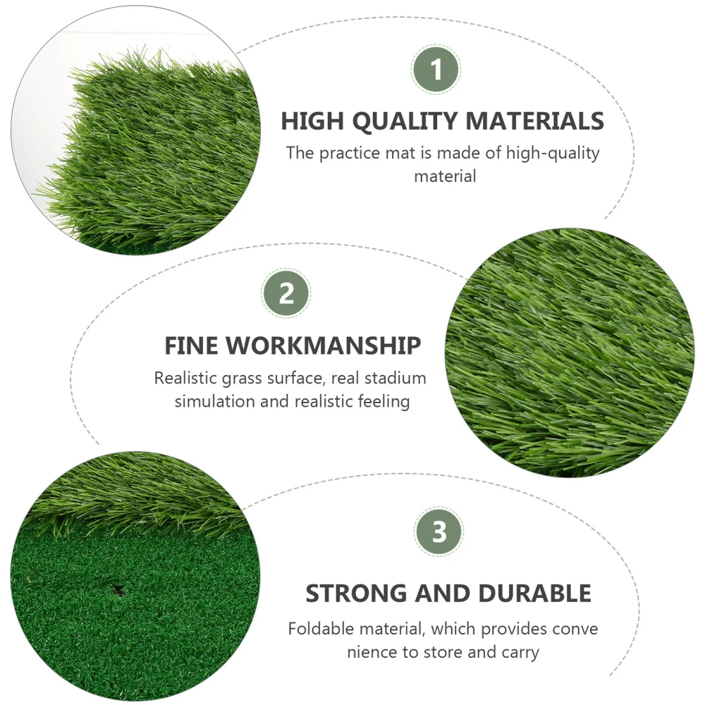 

Golfing Training Equipment Indoor Outdoor Practice Golfing Swing Pad Mat